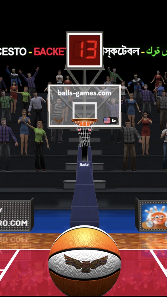 #1. Basketball 3D Shooting Contest (iOS) 由: Mobilaxy