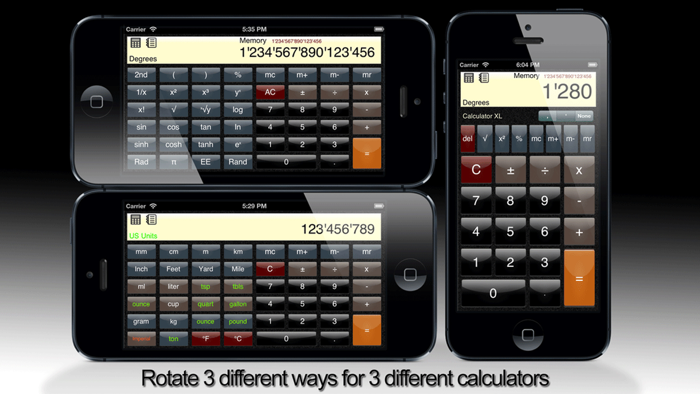 Calculator XL Standard Scientific Unit Converter