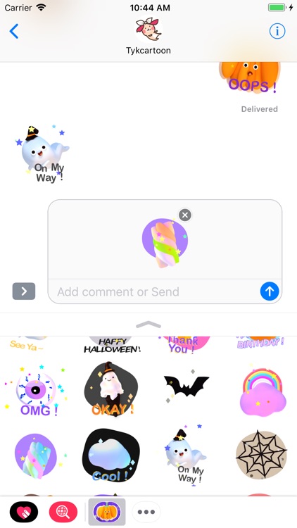 Halloween! Animated Stickers