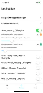 Thailand Air - คุณภาพอากาศไทย screenshot #2 for iPhone