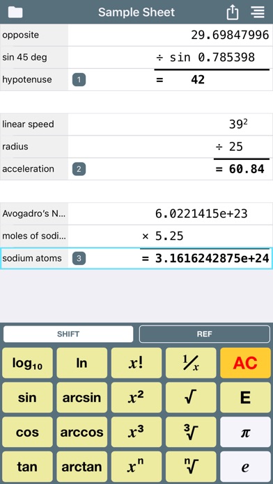 Calc+Sheet screenshot 3