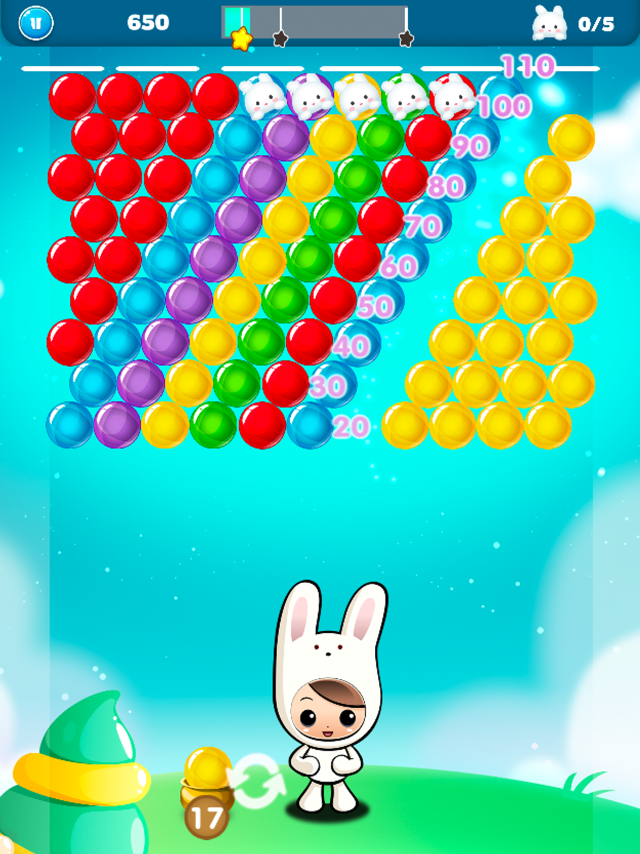 Bubble Blast Bunny - Classic Pop Shooter screenshot 4