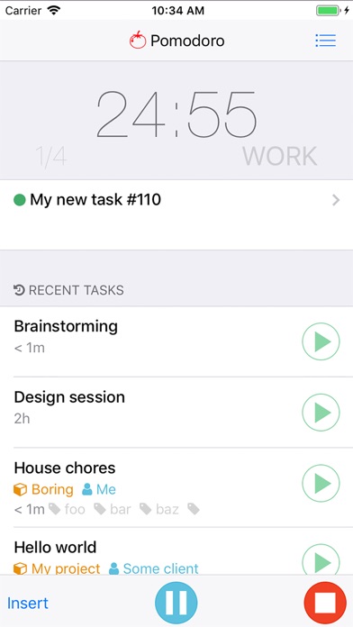 Tasklog App screenshot 2