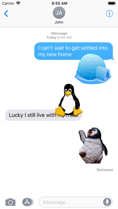 Penguin Stickers - 2018 screenshot 2