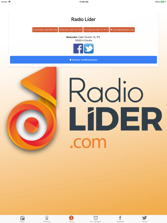 Screenshot #6 pour Radio Lider