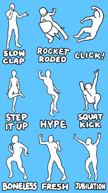 Pop Emote & Dance Stickers screenshot-3