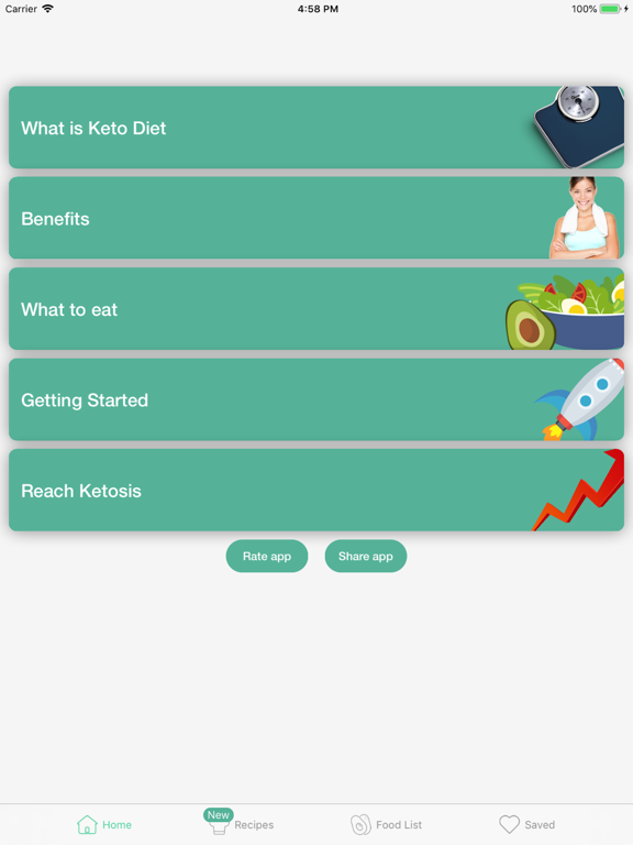 Screenshot #6 pour KETO FOOD - Low Carb KetoDiet