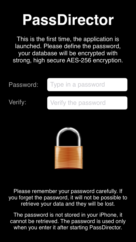 PassDirector - secure database - 3.1.2 - (iOS)