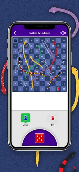 Game screenshot Snakes & Ladders -A Board Game apk