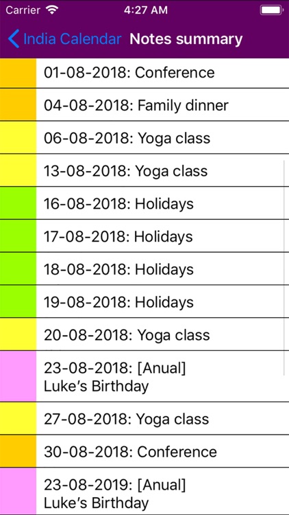 2019 India Holiday Calendar screenshot-3