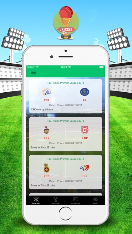 CricketScore: Live Match Score