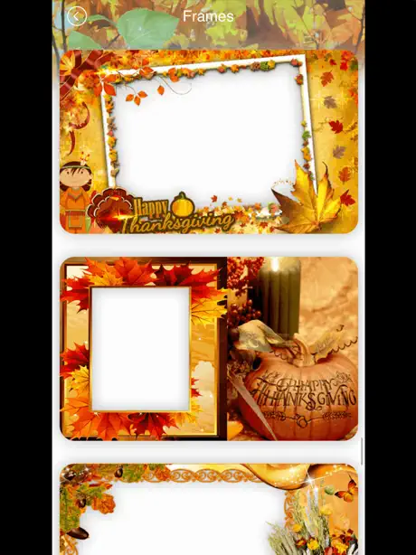 Thanksgiving Photo Frames