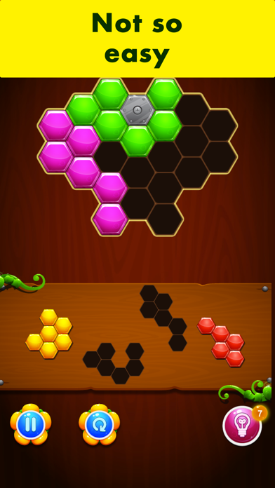 Screenshot #2 pour HoneyComb Puzzle - game