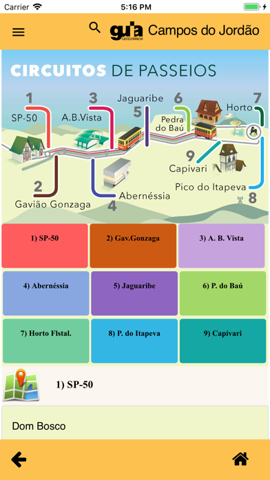 Guia Campos do Jordão iPhone screenshot 2 - Travel app