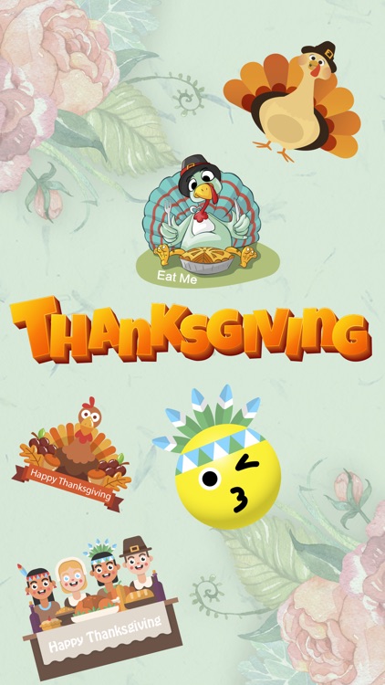 Fun Thanksgiving Sticker screenshot-3