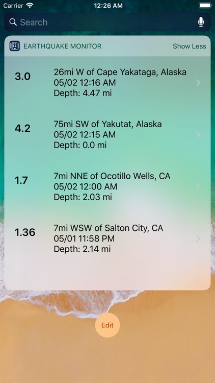 Earthquake Monitor screenshot-3