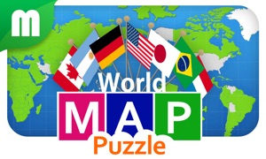 World Map Puzzle for TV