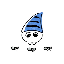 しゃっぽくんステッカーNO.1(ふれふれしゃっぽくん)
