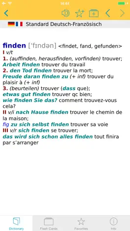 Game screenshot Big German French Dictionary mod apk