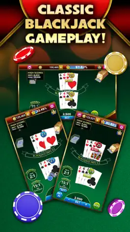 Game screenshot Blackjack 21 - Platinum Player apk