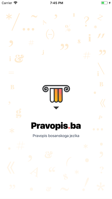 Screenshot #1 pour Pravopis.ba