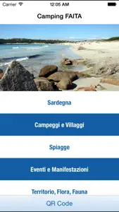 Campeggi e villaggi FAITA Sardegna screenshot #1 for iPhone