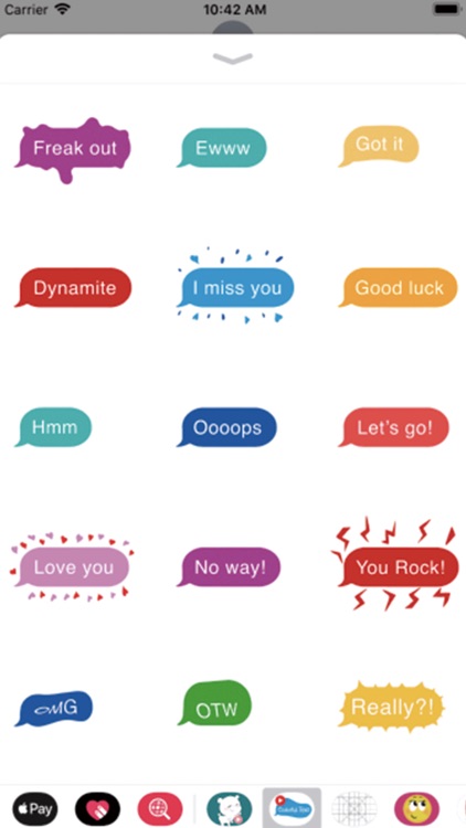 Animated colorful text sticker screenshot-3