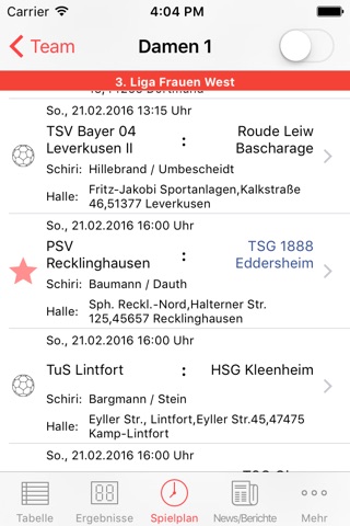 TSG Eddersheim Handball screenshot 2