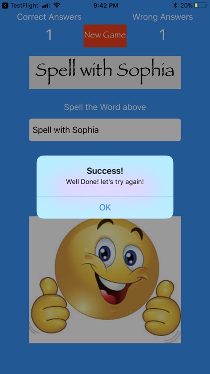 Spell with Sophia