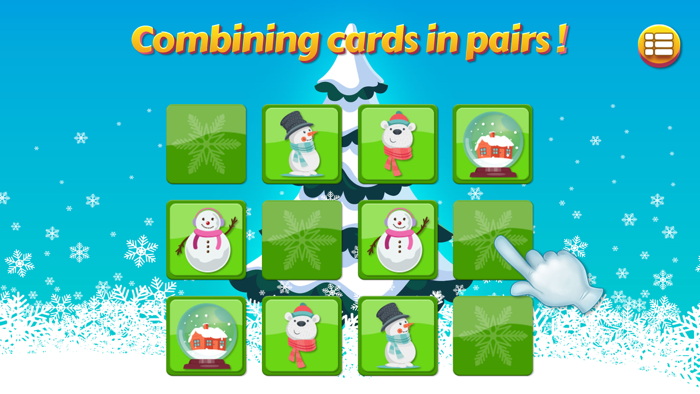 Card Match Christmas Fun