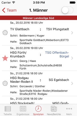 TSG Offenbach-Bürgel Handball screenshot 2