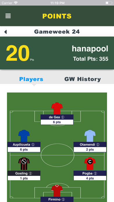 Super6 Fantasy Football screenshot 4