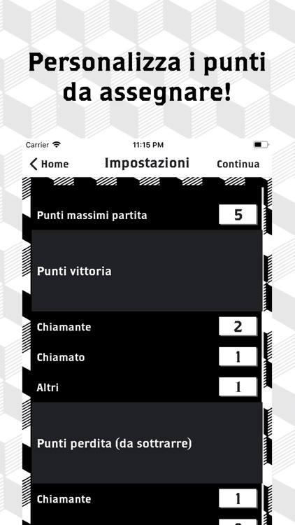 Briscola Chiamata - Segnapunti