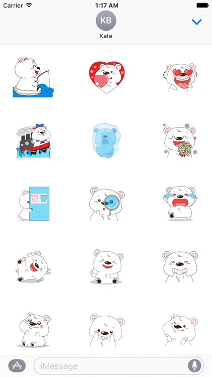 Adorable Polar Bear Sticker