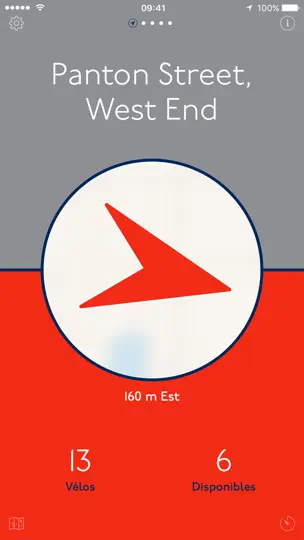 Capture d'écran de London Bikes — Une App Santander Cycles One-Tap sur iPhone 2
