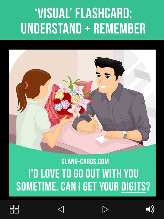 Slang Cards Lite iPad screenshot 4 - Education app