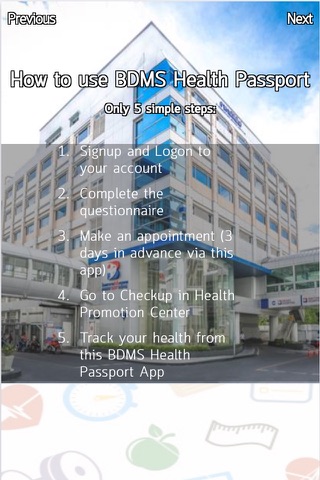 BDMS Health Passport screenshot 2