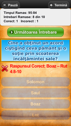 Chestionar Biblic Crestin - Studiu Biblic screenshot 3
