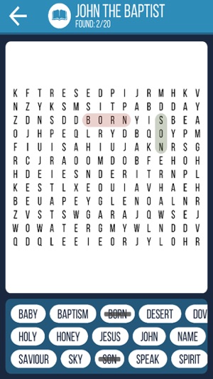 Bible Stories Word Search New Testament 2(圖3)-速報App