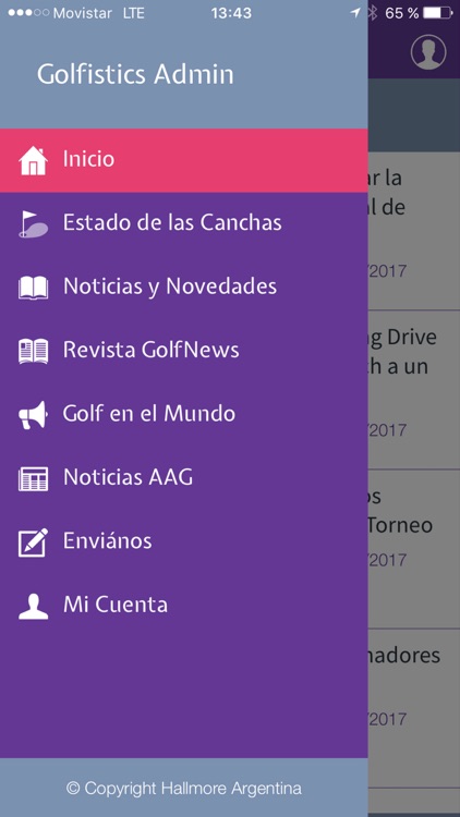 Golfistics Admin