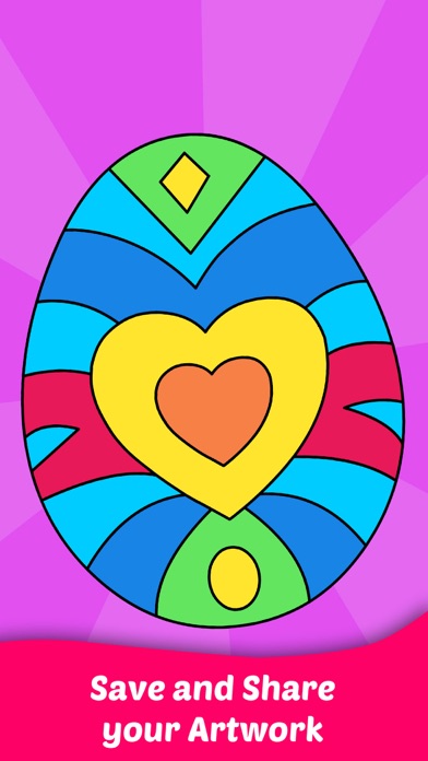 Easter Egg Coloring For Kids screenshot 3