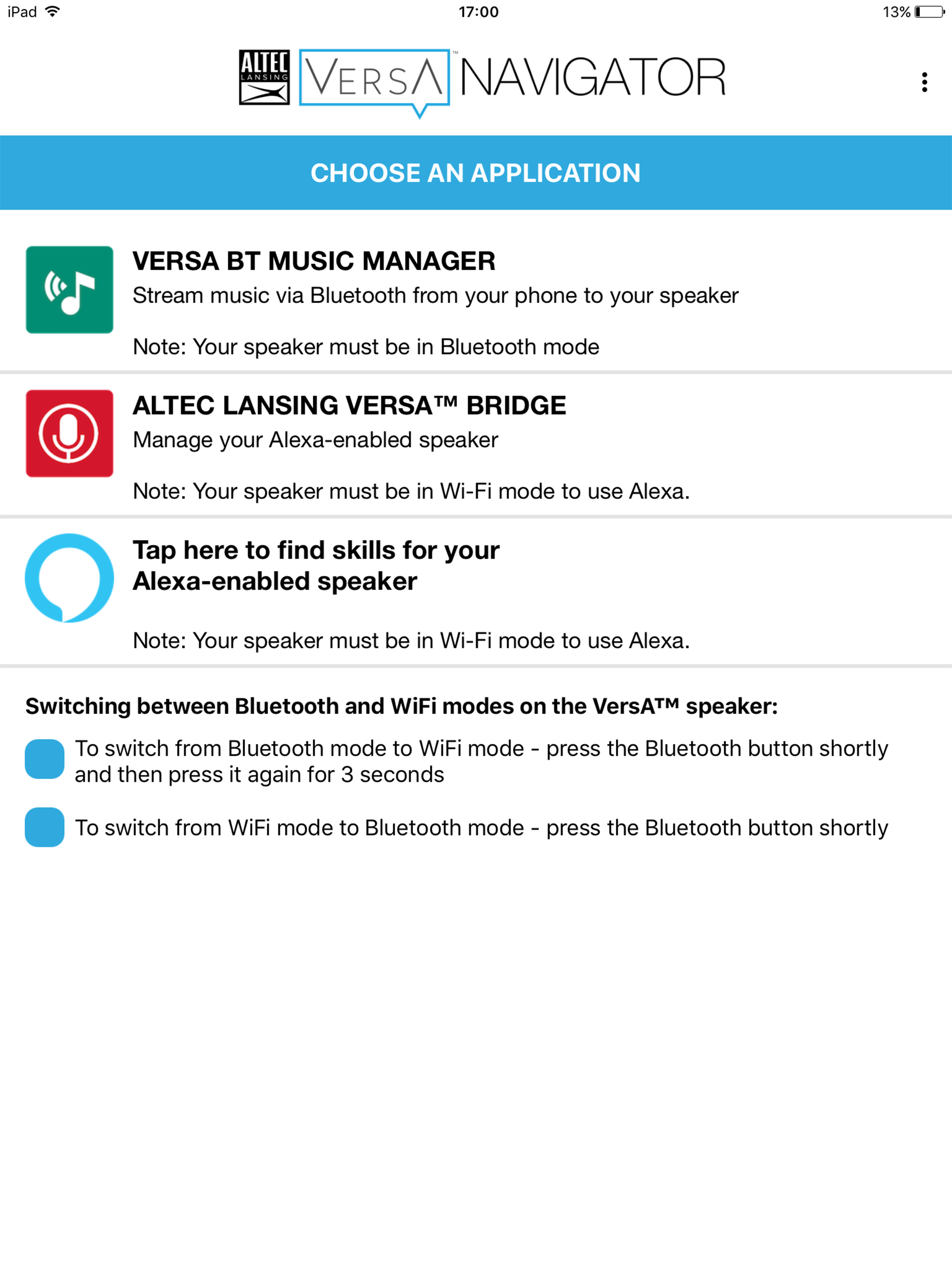 Altec Lansing VersA Navigator