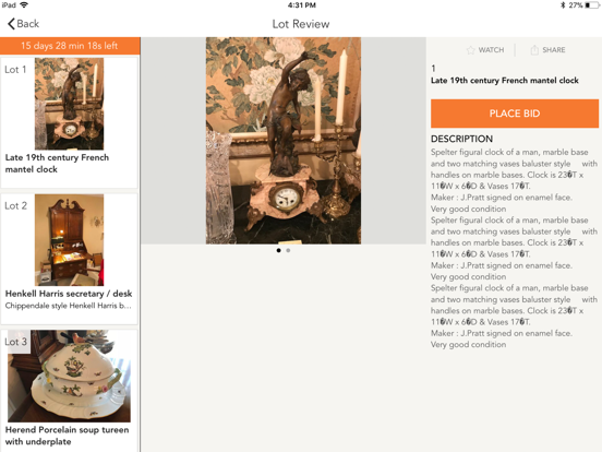 Screenshot #6 pour CARDON ESTATE SALES AUCTION