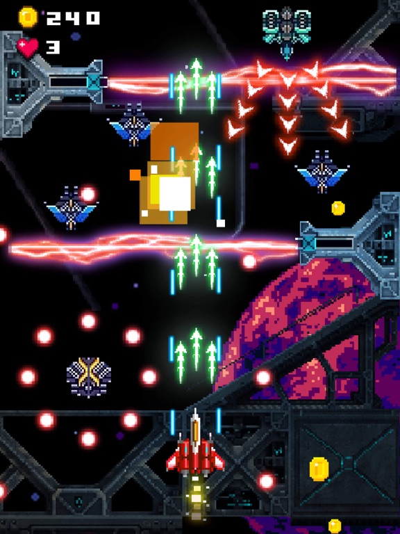 Screenshot #6 pour Space War - Pixel Shooter