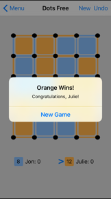 Dots + Boxes screenshot