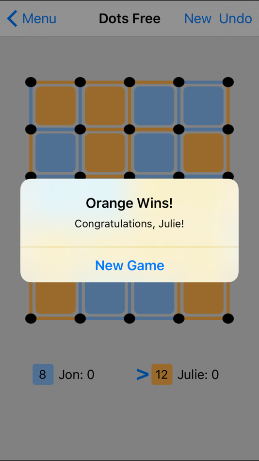 #2. Dots + Boxes (iOS) Podle: Optime Software LLC