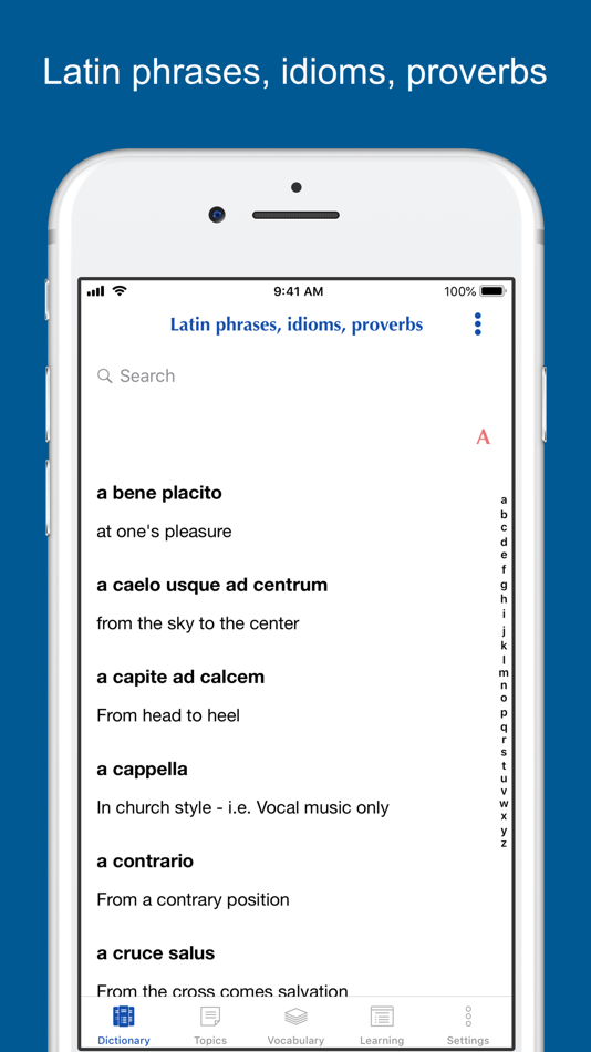 Latin phrases and vocabulary - 1.0 - (iOS)