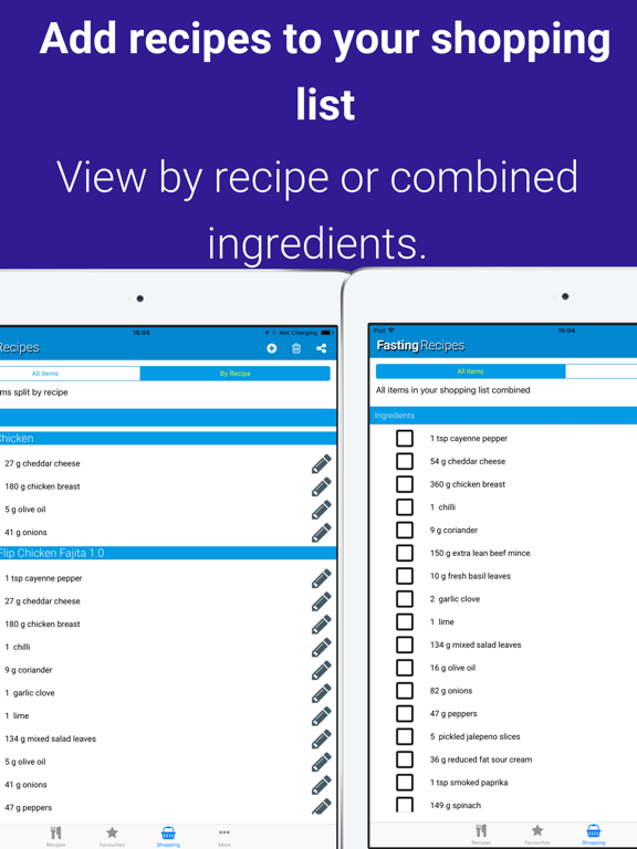 Fasting Recipes iPad screenshot 5 - Food & Drink app