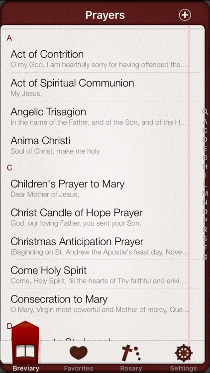 Breviary: Catholic Prayers