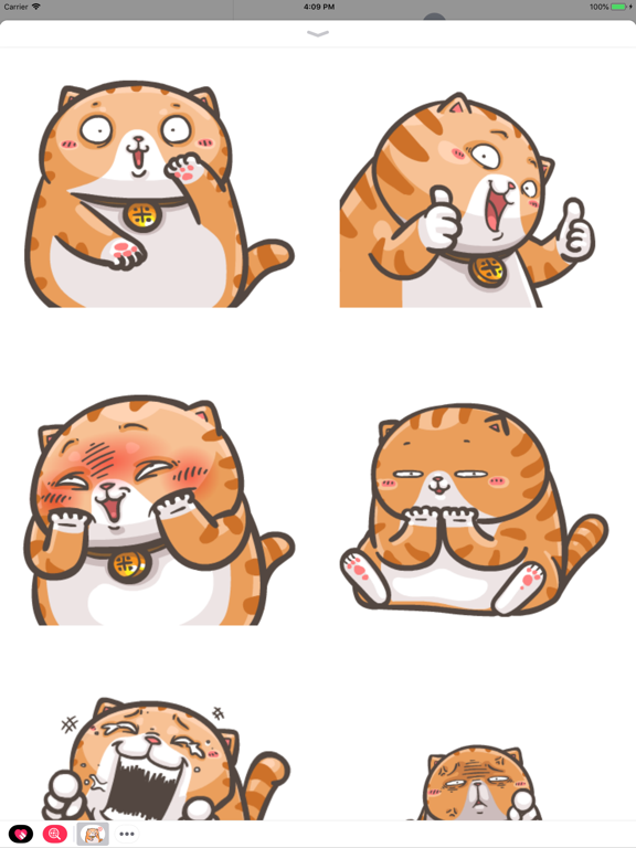 Screenshot #4 pour Chubby Cat Stickers Animated